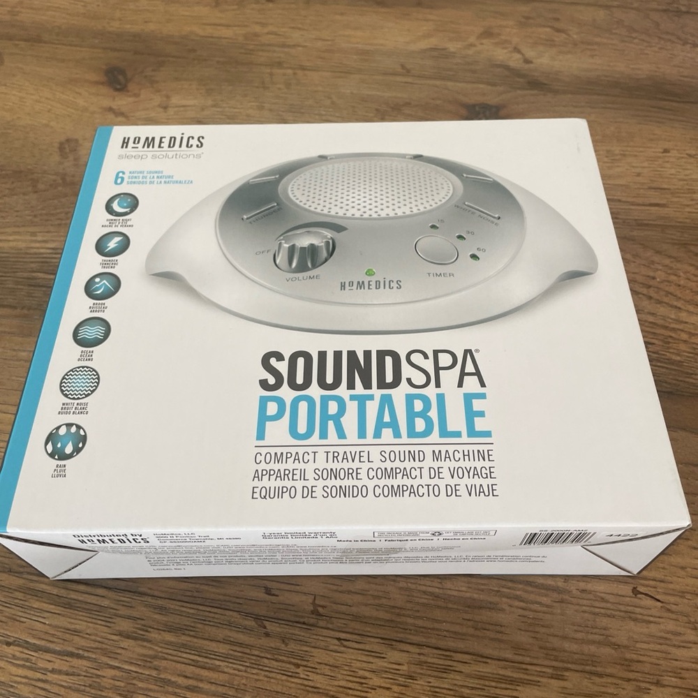 Brand new in box Homedics portable SoundSpa
